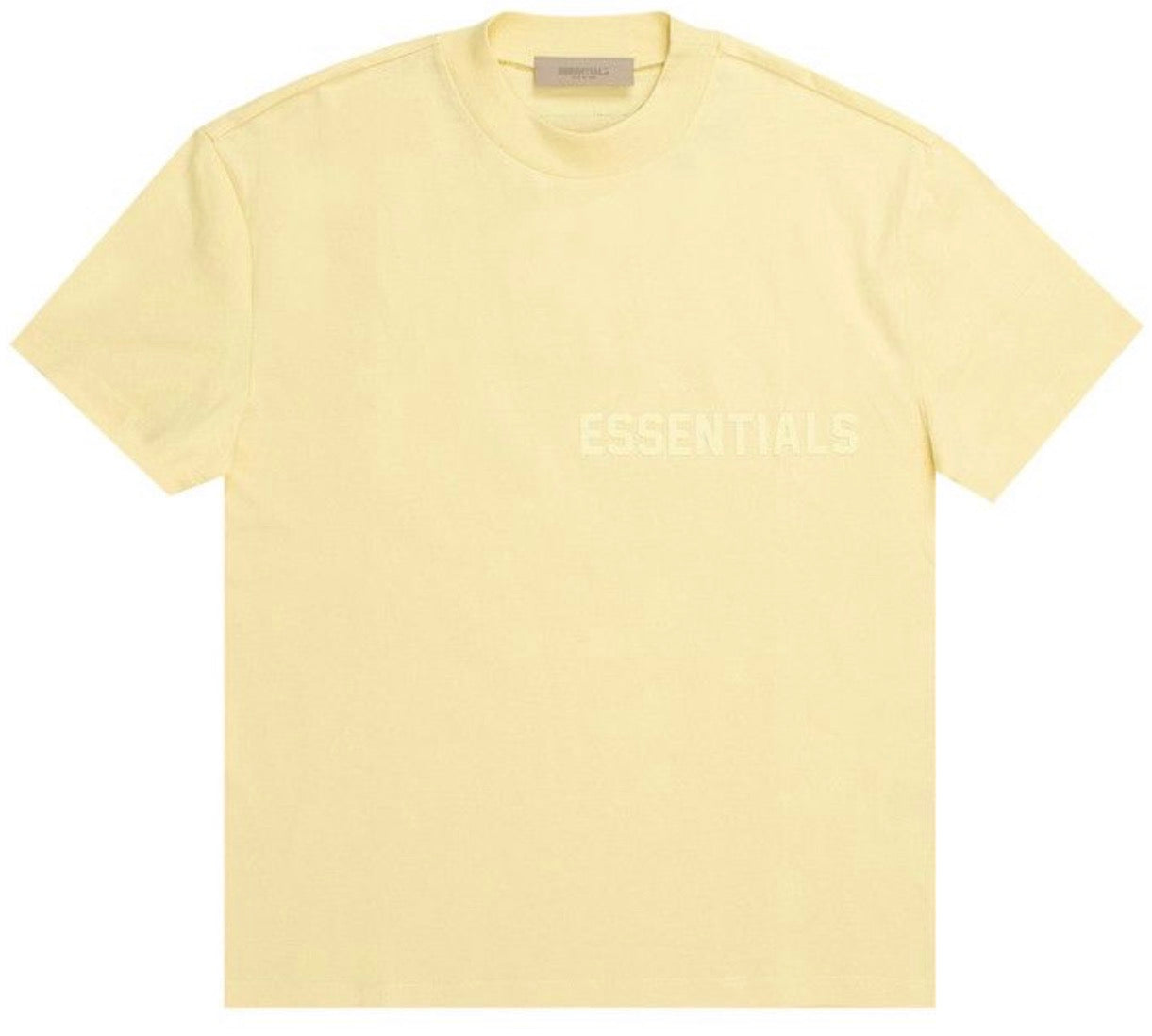 FEAR OF GOD ESSENTIALS SHORT SLEEVE TEE 'CANARY'
