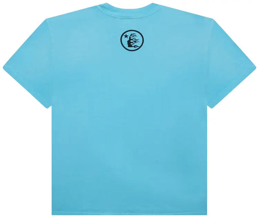 HELLSTAR BOX LOGO T-SHIRT 'BLUE'