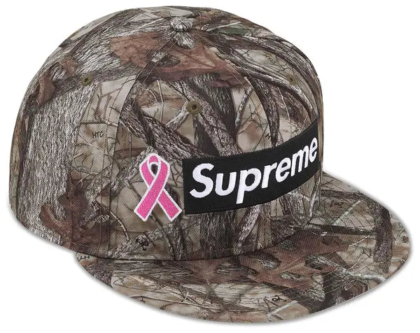 Supreme New Era Breast Cancer Awareness Box Logo 'TrueTimber HTC Fall Camo'