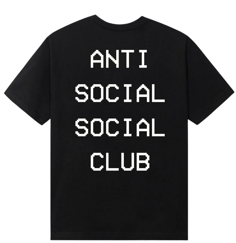 ANTI SOCIAL SOCIAL CLUB TEE BLACK 'ALMOST OVER'