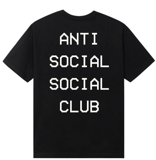 ANTI SOCIAL SOCIAL CLUB TEE BLACK 'ALMOST OVER'