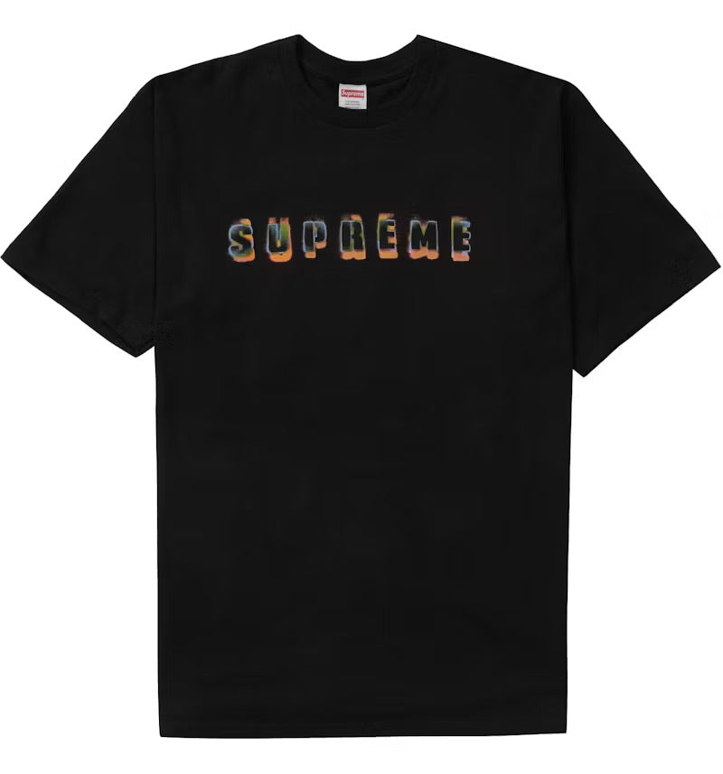 SUPREME STENCIL LOGO 'BLACK' M