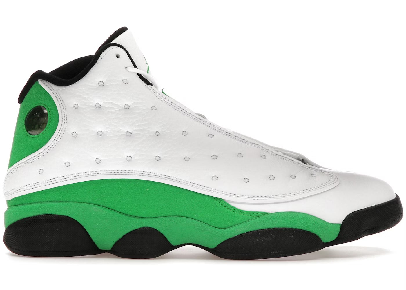 AIR JORDAN 13 WHITE LUCKY GREEN 9.5