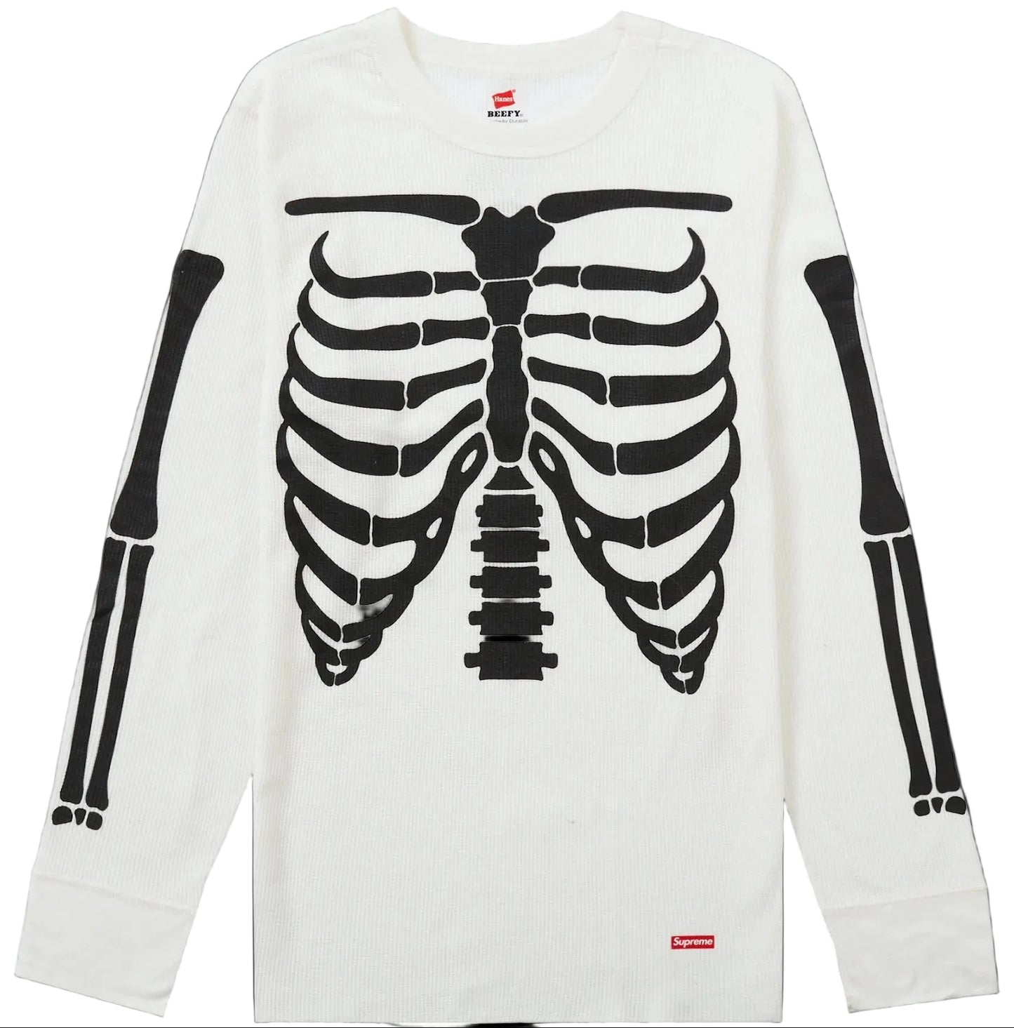 SUPREME HANES BONES THERMAL CREW FW25 XL