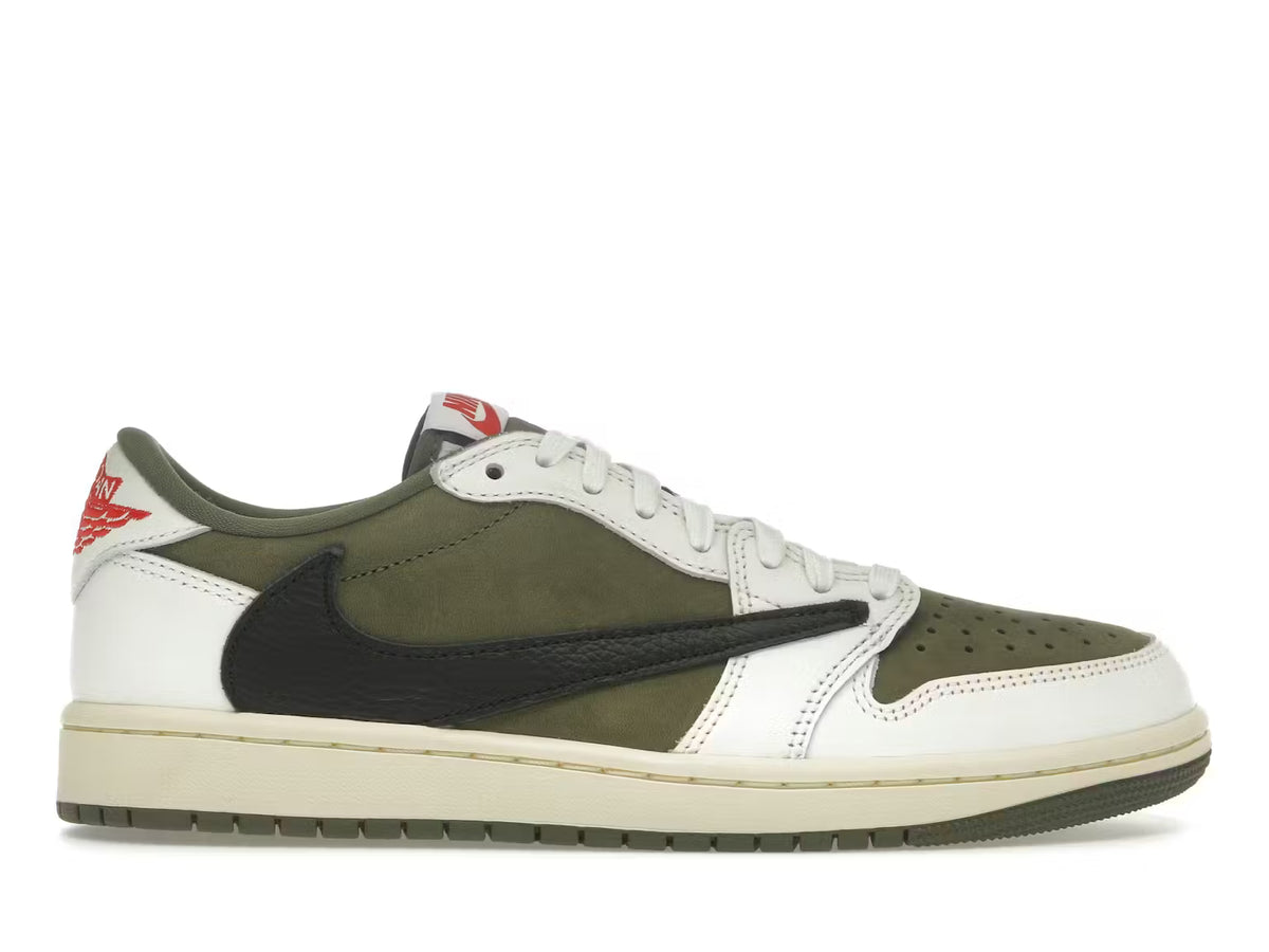 JORDAN 1 LOW OG TRAVIS SCOTT MEDIUM OLIVE 9