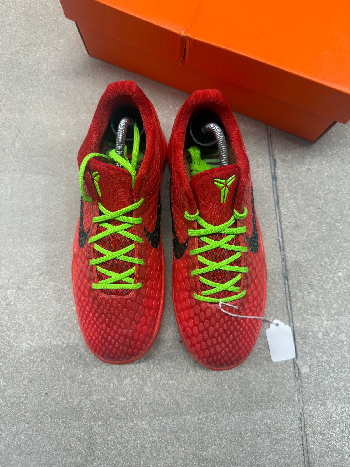 NIKE KOBE 6 PROTO REVERSE GRINCH (GS)
