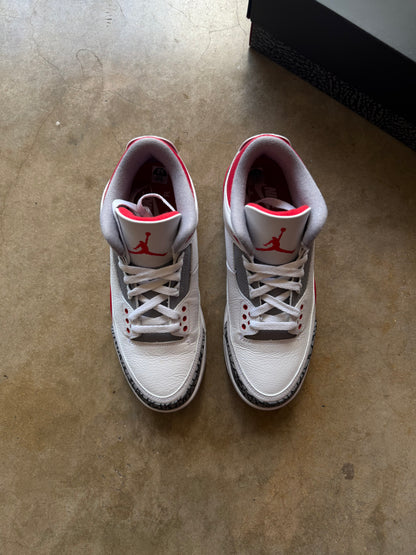 JORDAN 3 FIRE RED