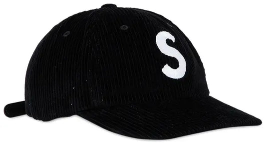Supreme Corduroy S Logo 6-Panel 'Black'