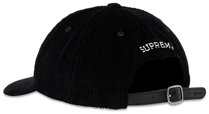 Supreme Corduroy S Logo 6-Panel 'Black'