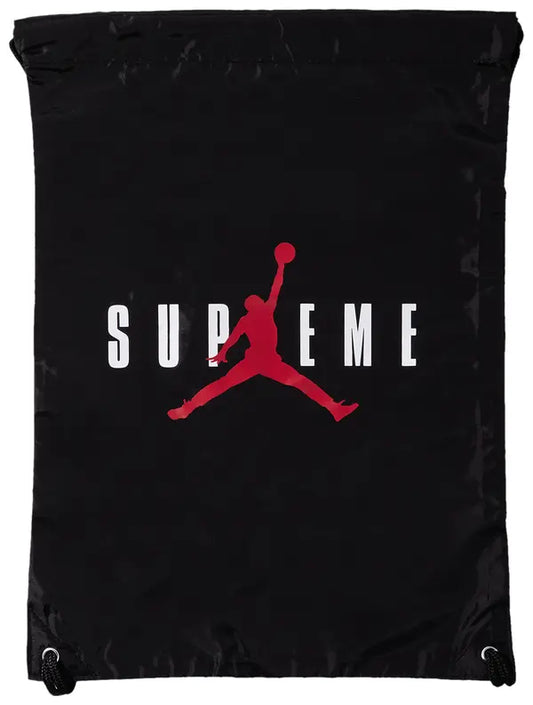 Supreme x Jordan Drawstring Bag 'Black'
