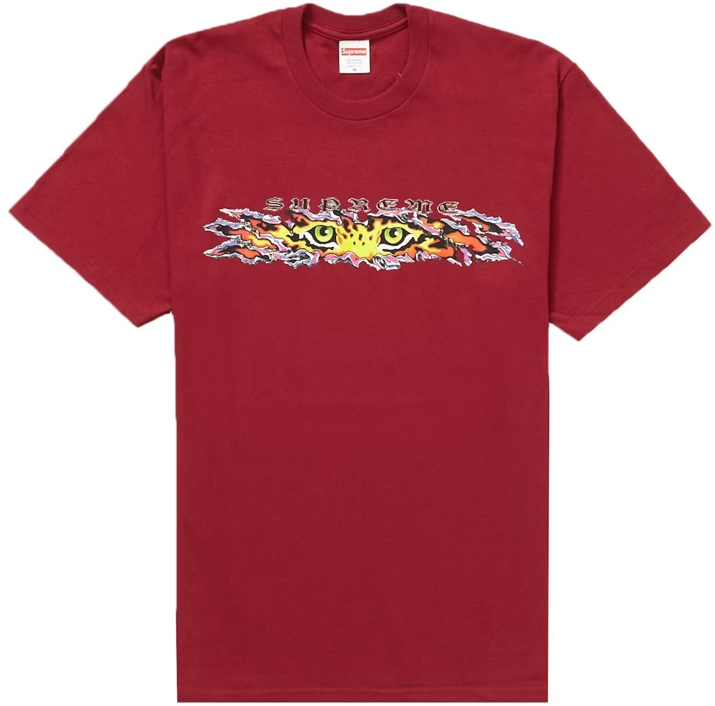 SUPREME EYES TEE 'CARDINAL' L