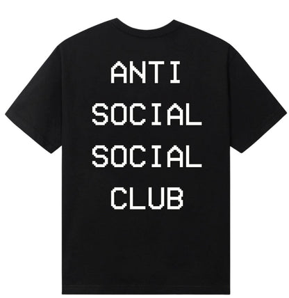 ANTI SOCIAL SOCIAL CLUB TEE BLACK 'ALMOST OVER'
