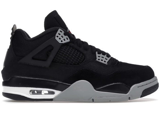 JORDAN 4 BLACK CANVAS 14M
