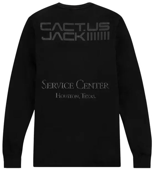 NIKE CACTUS JACK SERVICE CENTER HOUSTON TEXAS LONG SLEEVE TEE 'BLACK'