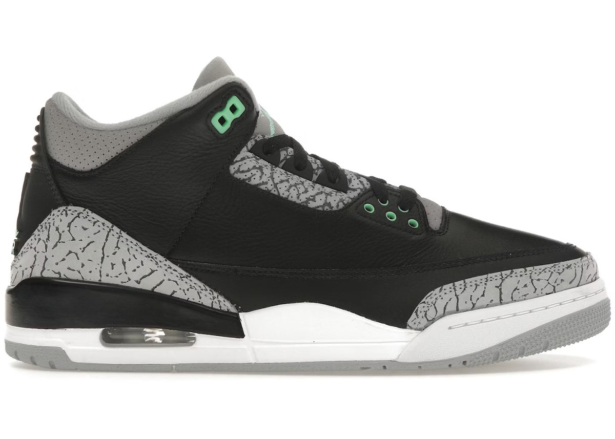 JORDAN 3 GREEN GLOW 13M