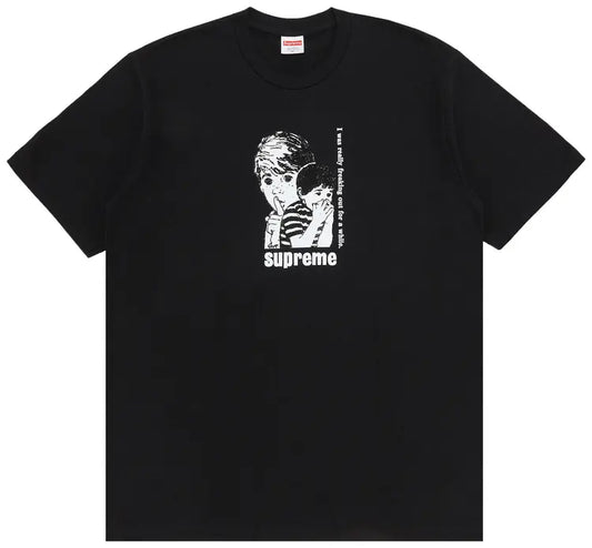 SUPREME FREAKING OUT TEE 'BLACK'