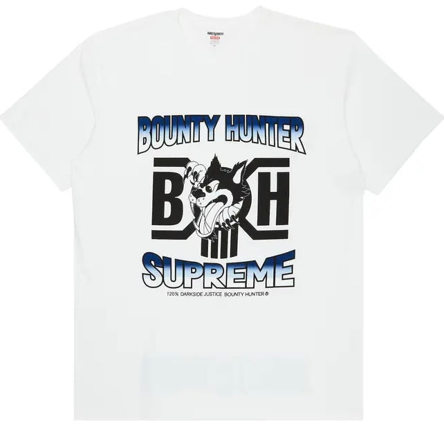 SUPREME X BOUNTY HUNTER WOLF TEE 'WHITE' L