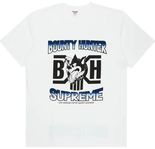 SUPREME X BOUNTY HUNTER WOLF TEE 'WHITE' L