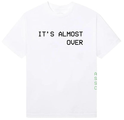 ANTI SOCIAL SOCIAL CLUB TEE WHITE 'ALMOST OVER' M