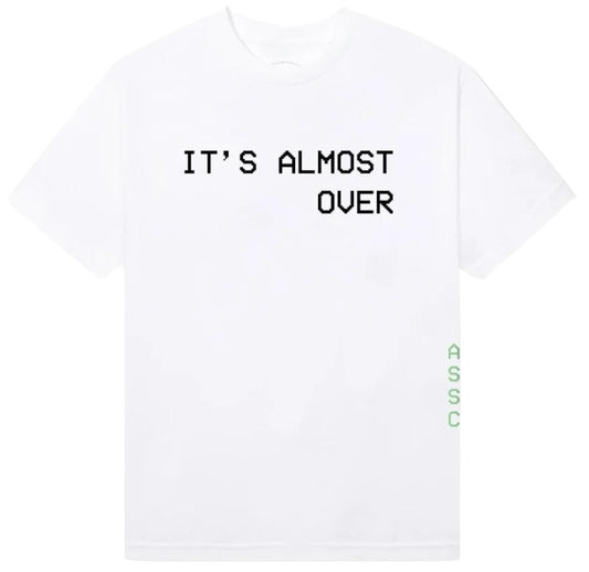 ANTI SOCIAL SOCIAL CLUB TEE WHITE 'ALMOST OVER' M