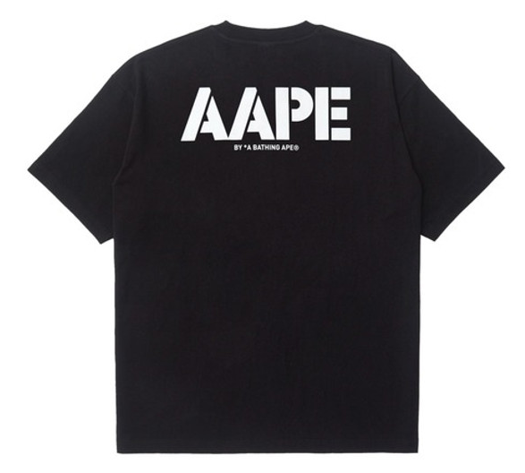 AAPE MILITARY AAPE T-SHIRT 'BLACK'