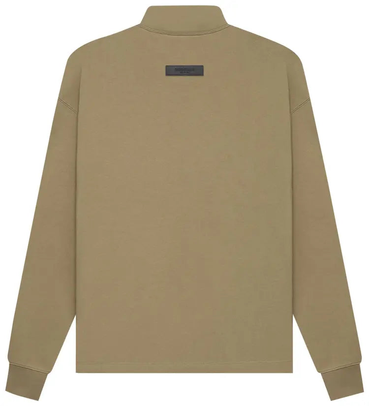 FEAR OF GOD ESSENTIALS RELAXED MOCKNECK CREW 'OAK'
