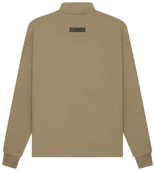 FEAR OF GOD ESSENTIALS RELAXED MOCKNECK CREW 'OAK'