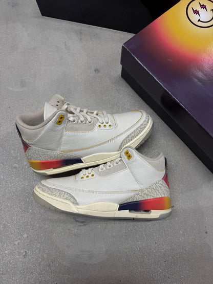 JORDAN 3 J BALVIN SUNSET