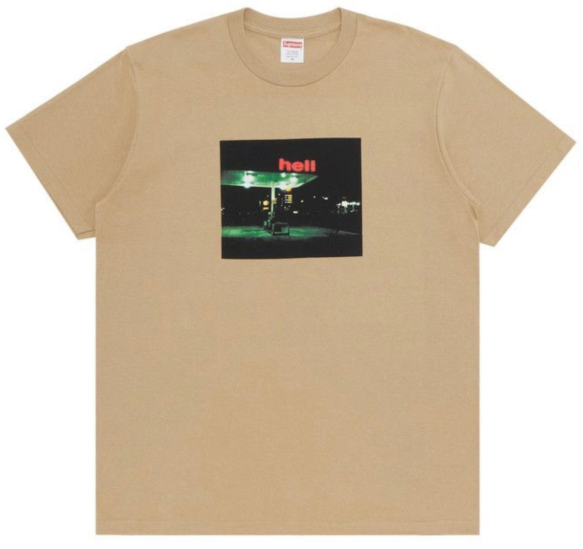 SUPREME HELL TEE 'KHAKI'