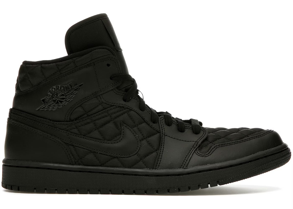 JORDAN 1 MID QUILTED BLACK (WMNS) 9W