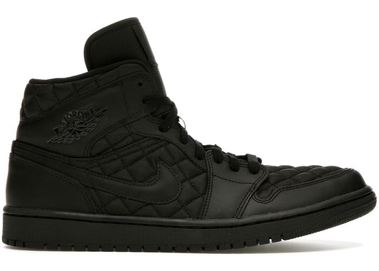 JORDAN 1 MID QUILTED BLACK (WMNS) 9W