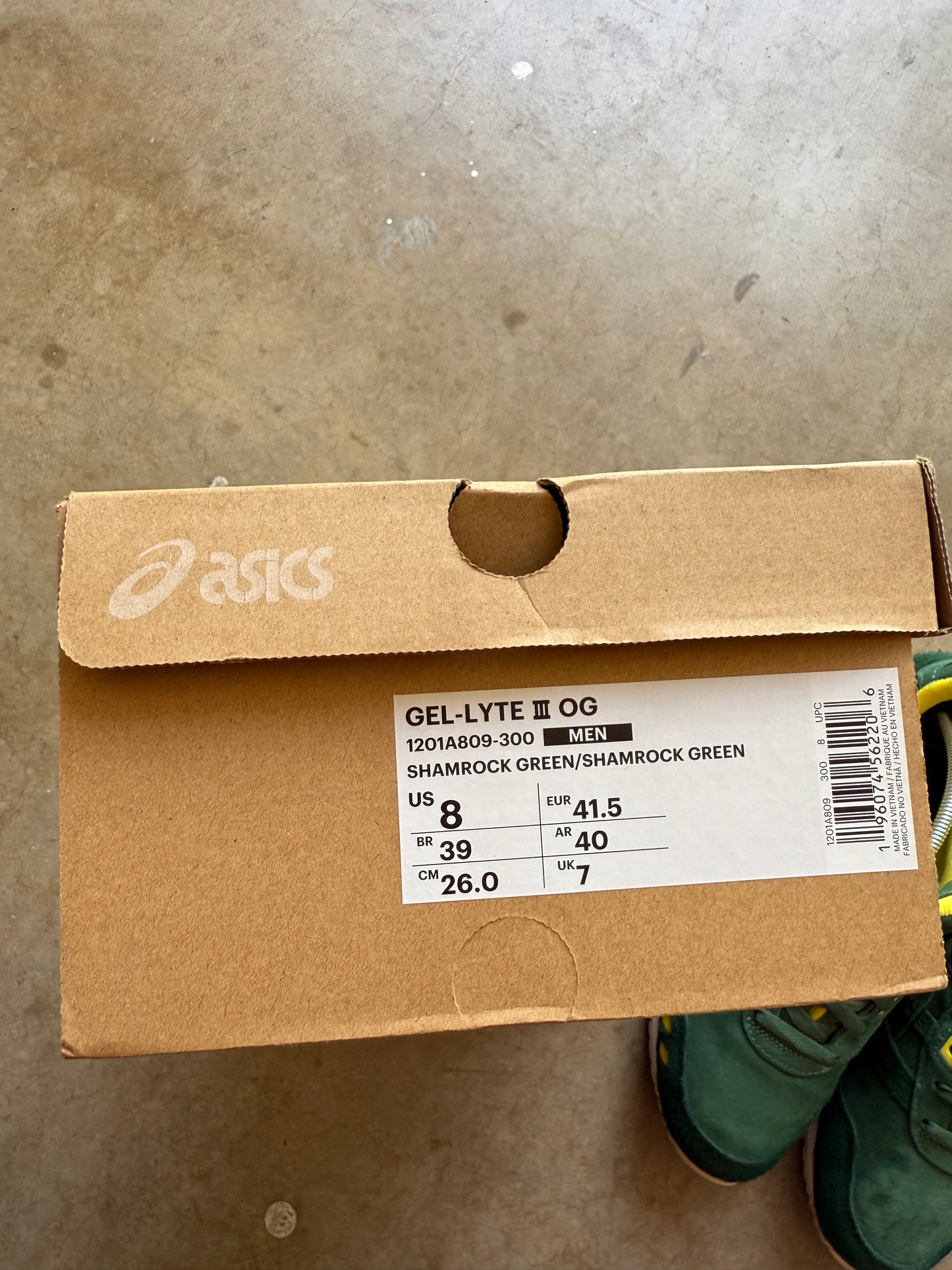 ASICS GEL-LYTE III SHAMROCK GREEN