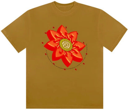 CACTUS JACK BY TRAVIS SCOTT FLOWER T-SHIRT 'TAN'
