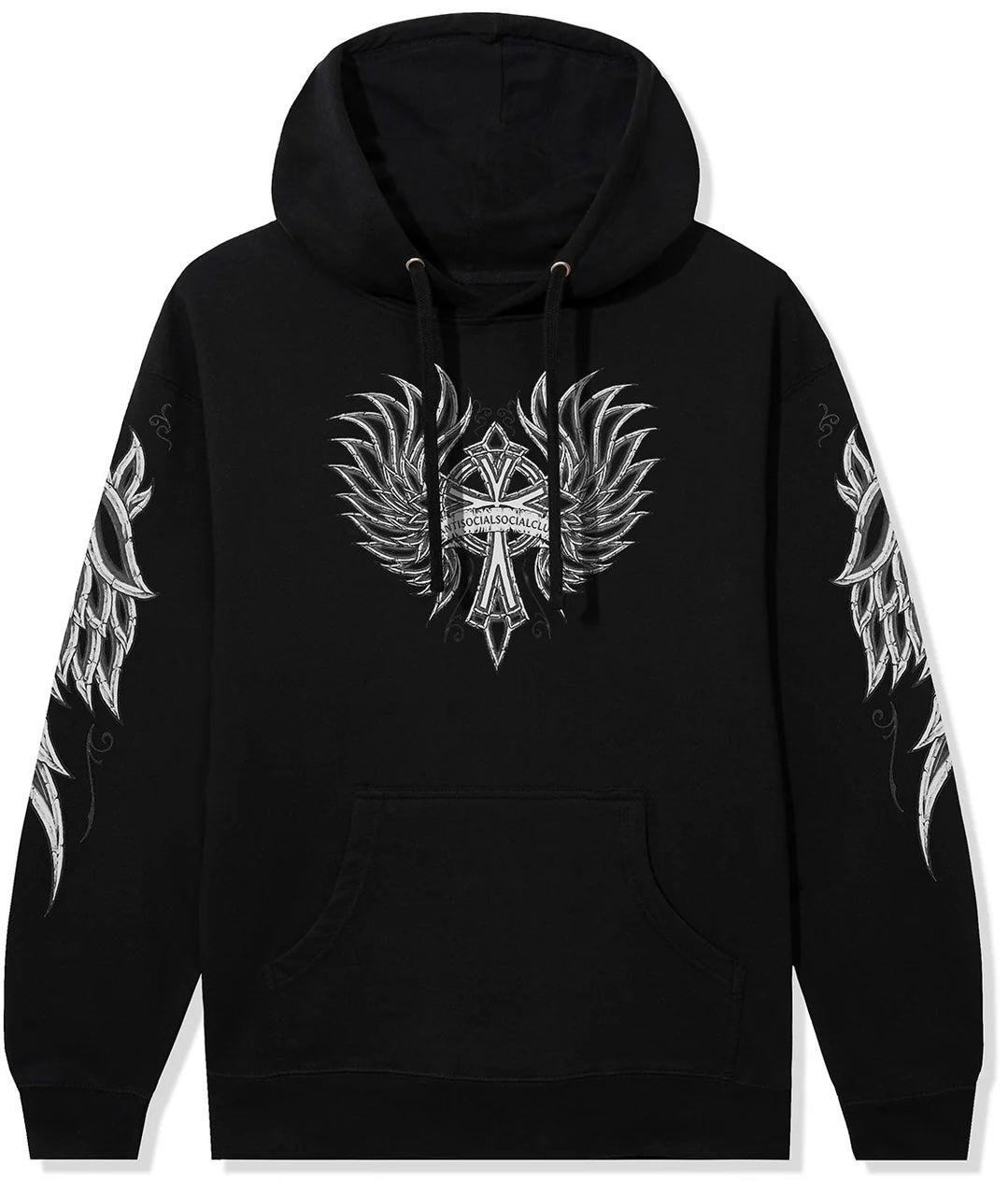 ANTI SOCIAL SOCIAL CLUB BLACK 'ILL NEVER GET BACK TO YOU' HOODIE S