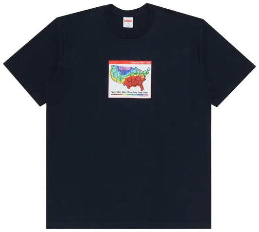 SUPREME WEATHER TEE 'NAVY'