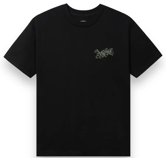 ANTI SOCIAL SOCIAL CLUB BLACK TEE 'CLUB PATINA' M